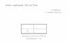 Arctic Lowboard 120 cm One (Voice) 2 Schubladen - Skizze