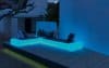 Vondom Kes Sofa Element 90x90 blau leuchtend outdoor
