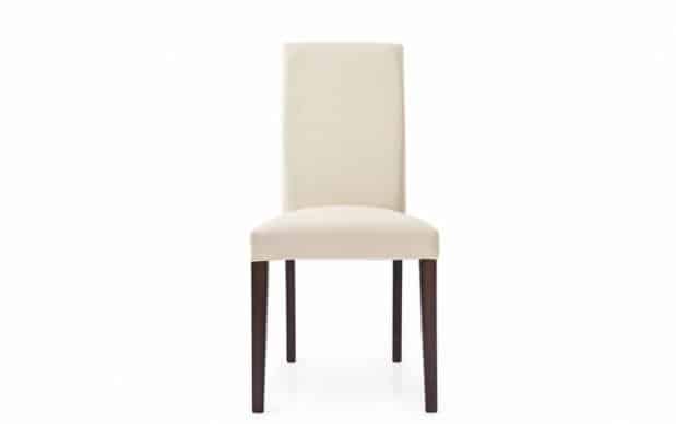 Esszimmerstuhl Nuvola in Farbe Ecru und Gestell Wenge