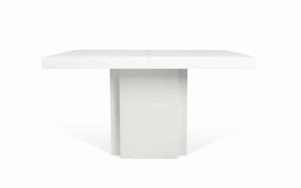 Tisch Dusk (Hochglanz Weiß)