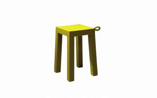 Stuhl Handle (Gelb)