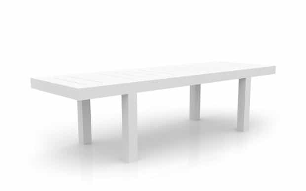 Vondom Jut Mesa 280 Tisch weiß